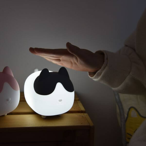 Silicone Cute Cat Night Light