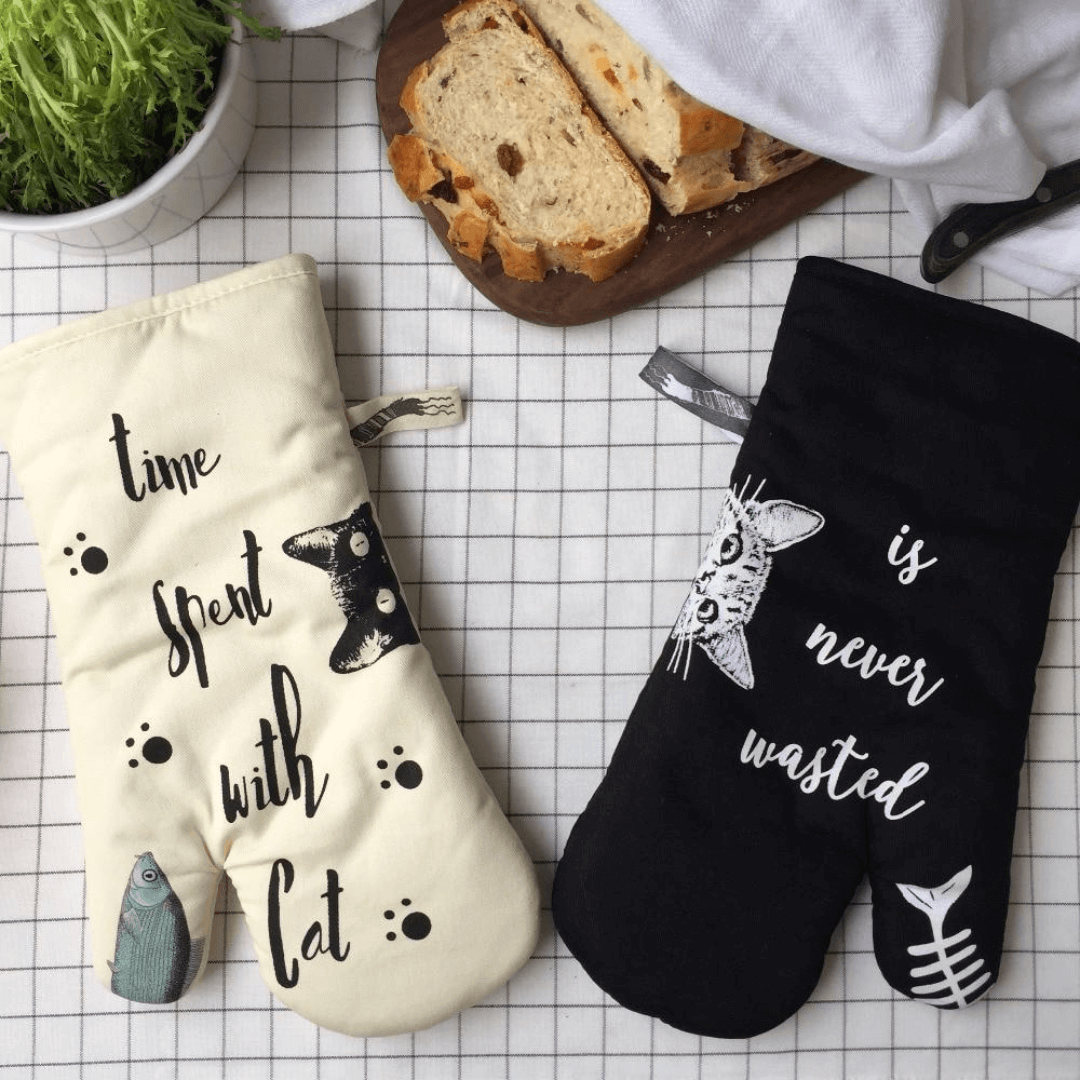 Cat Oven Gloves