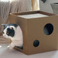 Corrugated Cardboard Cat Scratcher Cube
