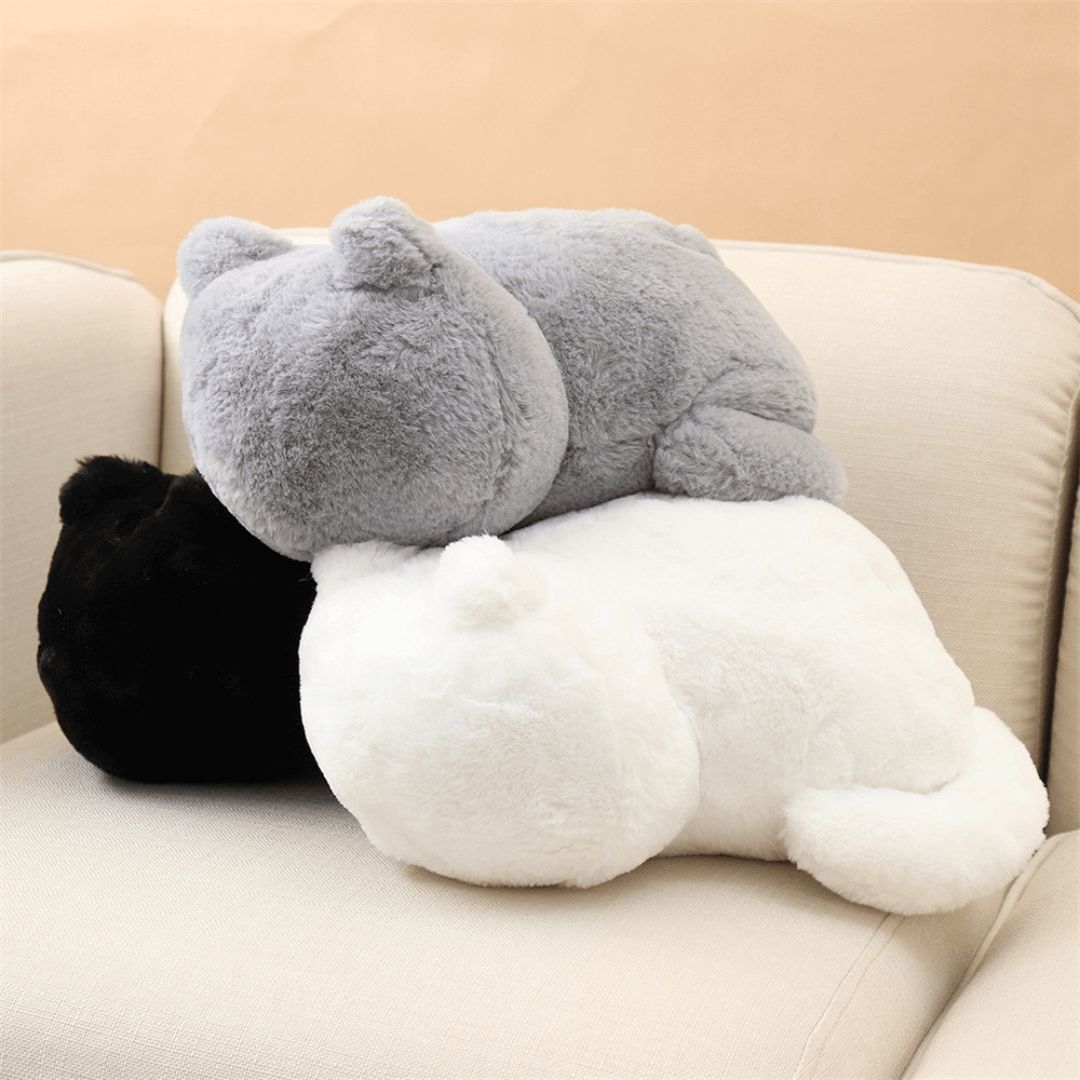 Minimalist Cuddly Cat Cushion