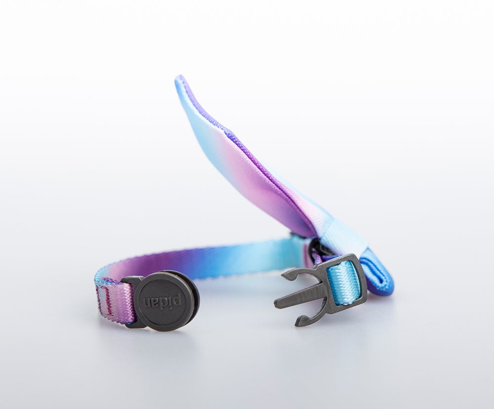 Gradient Fancy Cat Necktie, Purple / Blue - Petites Paws