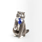 Tiger Classic Cat Necktie, Navy Blue - Petites Paws
