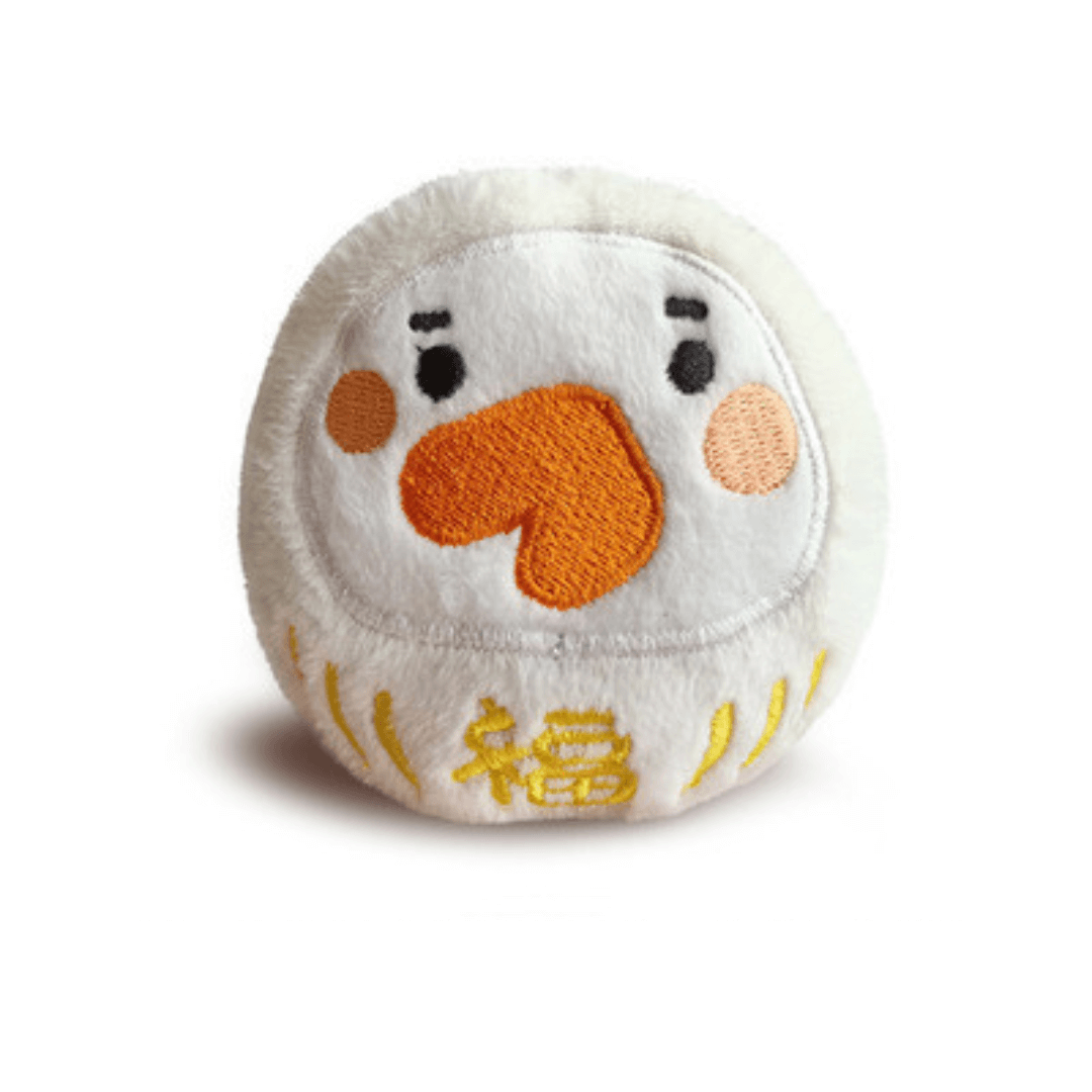 Kawaii Daruma Neko Catnip Toy - Duck
