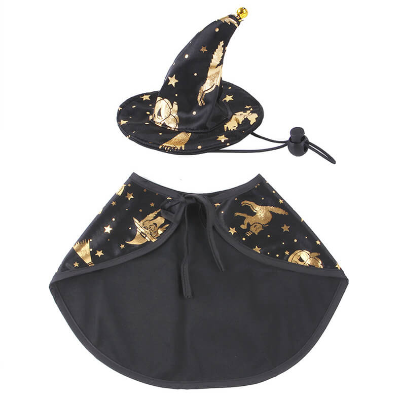 Glitter Witch Cat Costume - the whole set