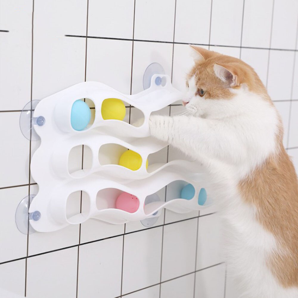 Wall mounted outlet cat toys