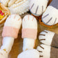 Fluffy Cat Paw Slippers - Petites Paws