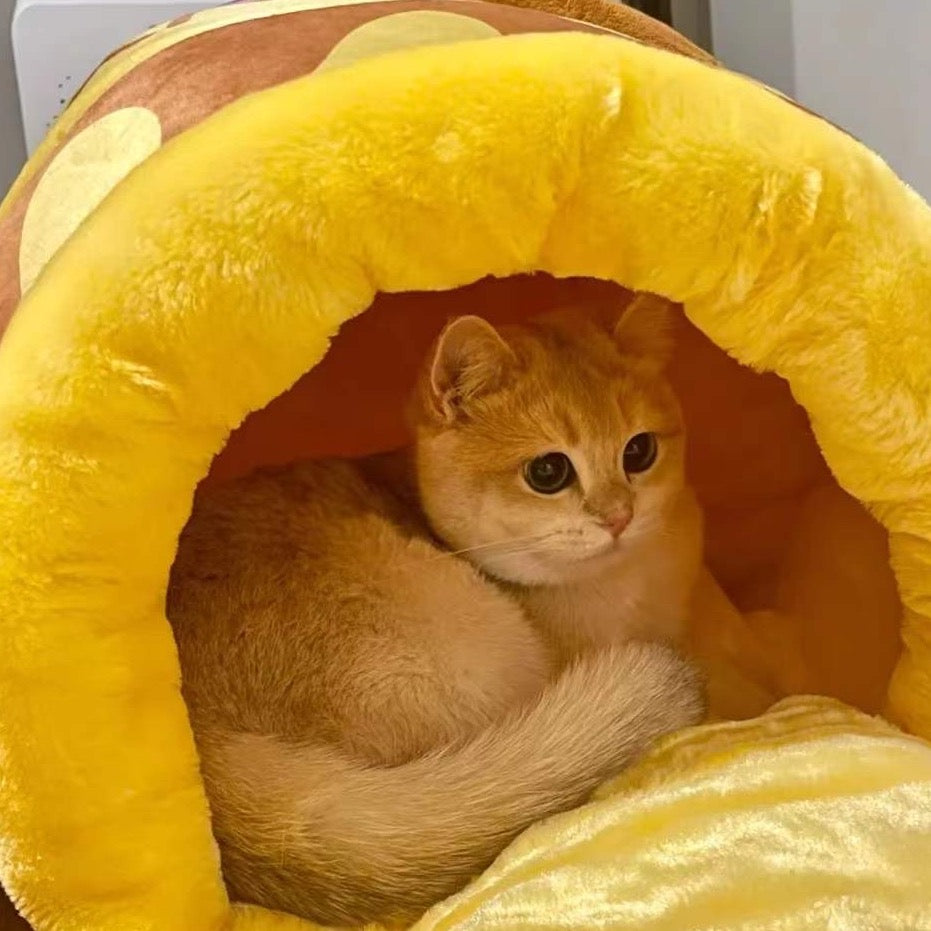 Winnie Honey Pot Cat Bed - Petites Paws