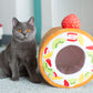 Swiss Roll Soft Cat Tunnel Bed - Petites Paws