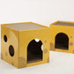 Say Cheese Cat Scratcher Cube - Petites Paws