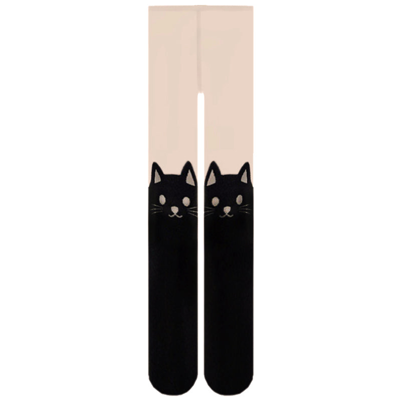 Black Cat Pantyhose - Petites Paws