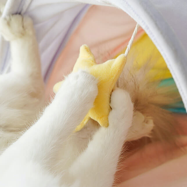 Rainbow Little Princess Bassinet Cat Bed