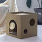 Corrugated Cardboard Cat Scratcher Cube