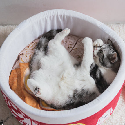 Cup Noodle Cat Bed