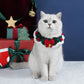 Crochet Christmas Cat Collar