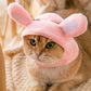 Pink bunny cat costume