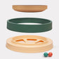 Modern Retro Round Cardboard Cat Scratcher with Ball - Petites Paws