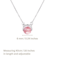 Sweetie Cat Strawberry Quartz Necklace - Petites Paws