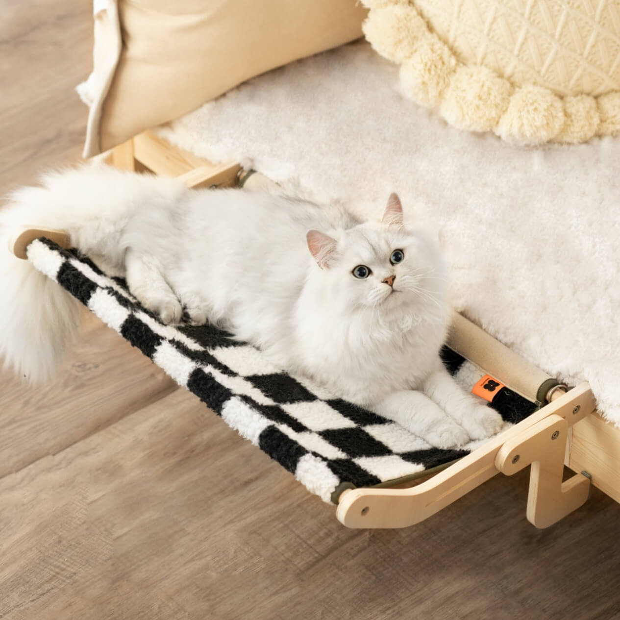 Dreamy Duo Bedside Cat Hammock