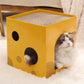 Say Cheese Cat Scratcher Cube - Petites Paws