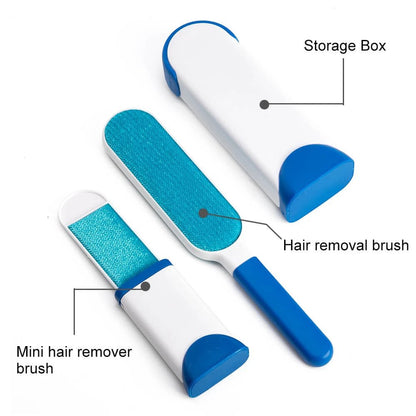 Reusable Pet Hair Remover Brush Set - Petites Paws