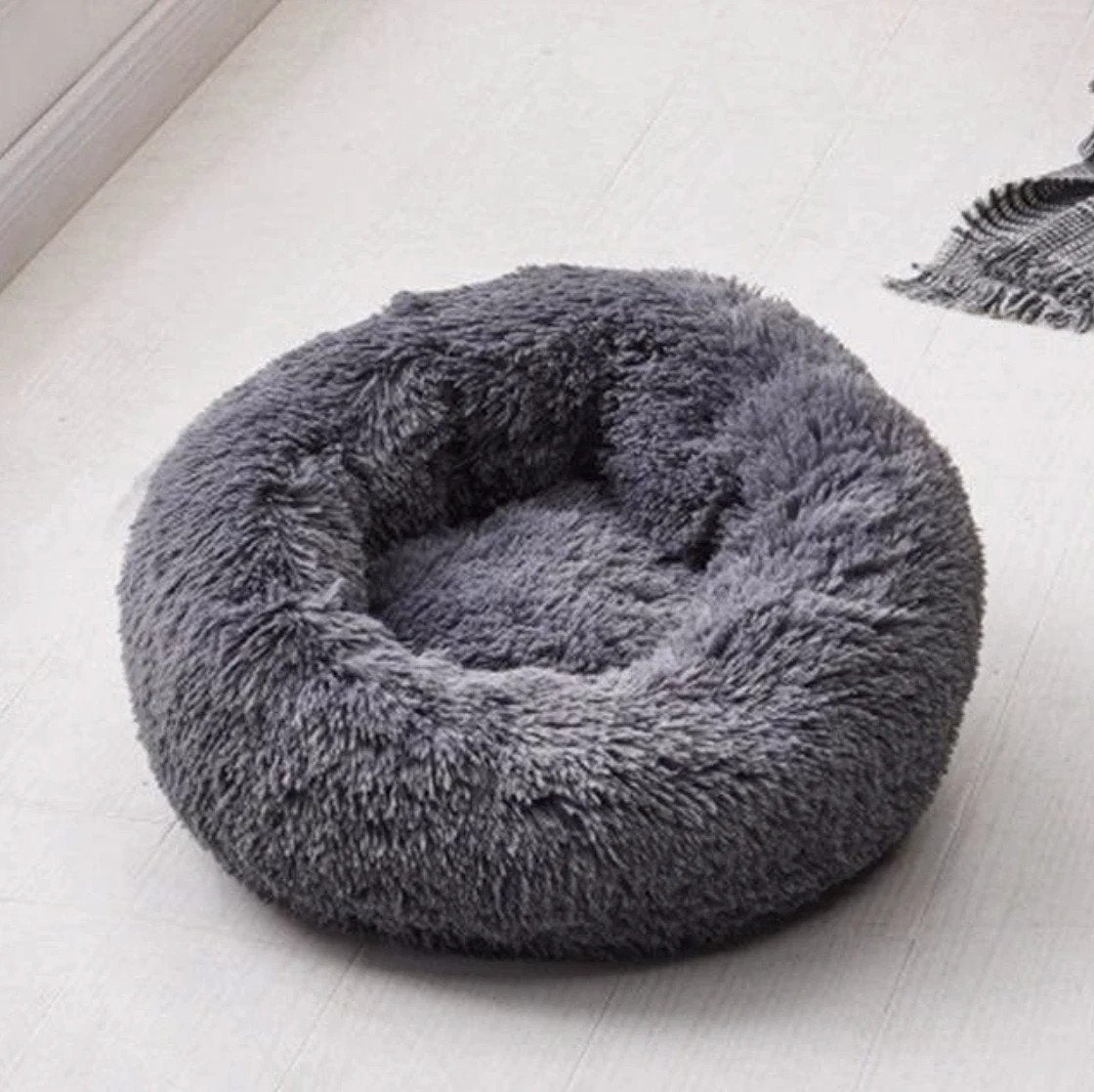 Marshmallow Pet Bed with Ultra Soft Plush - Petites Paws