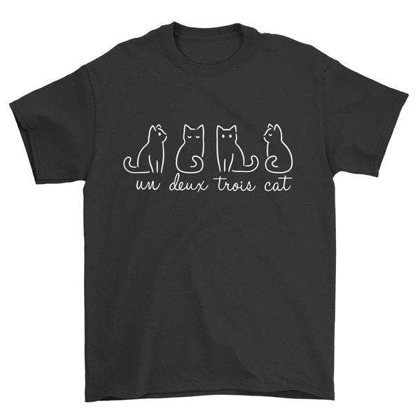 Un Deux Trois Cat T shirt