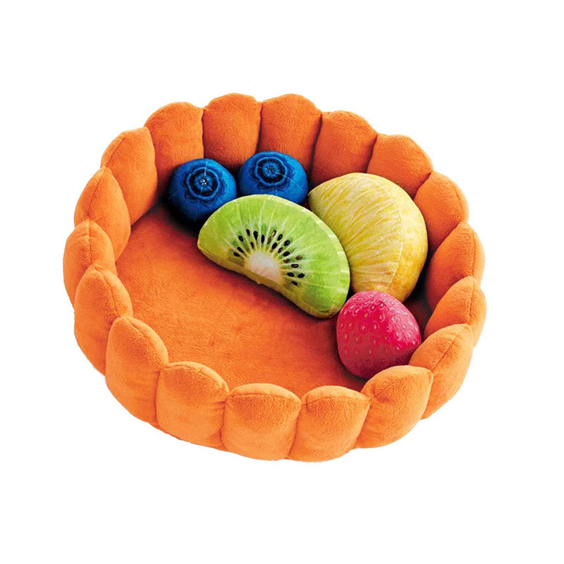 Cute Fruit Tart Cat Bed - Petites Paws