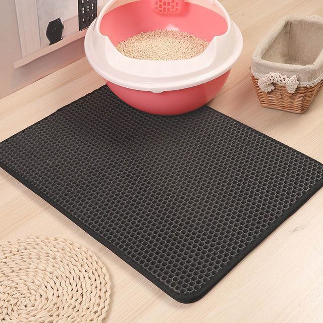 Double Layer Waterproof Cat Litter Mat