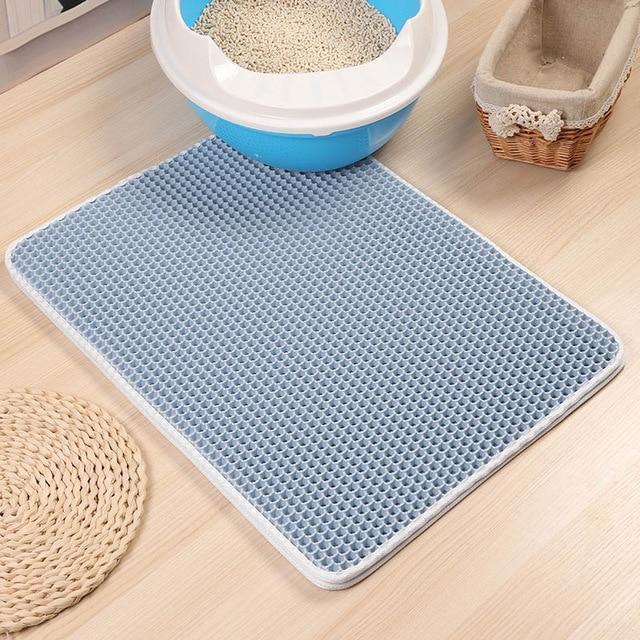 Agnes double layer cat litter mat best sale