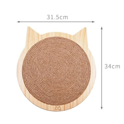 Window Mounted Cat Shaped Scratching Board - Petites Paws