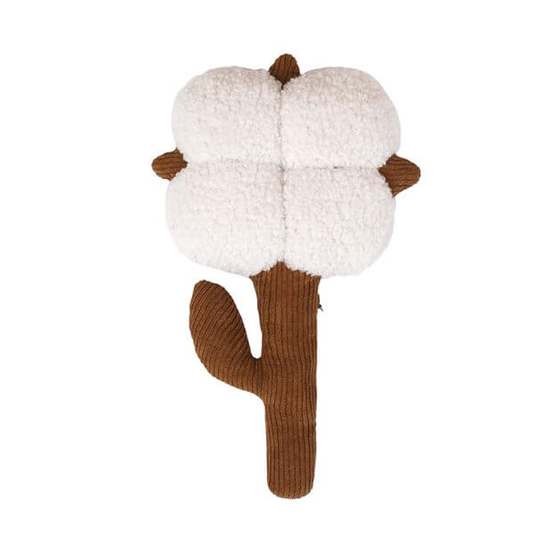 Feline Frenzy Flower Catnip Toy - Cotton Flower
