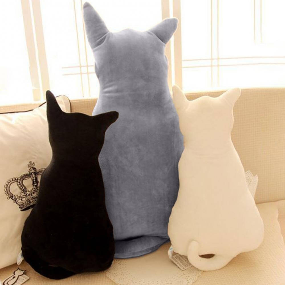 small big decorative cat pillows